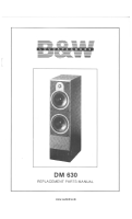 Bowers & Wilkins DM630-Service-manual-ADNA 